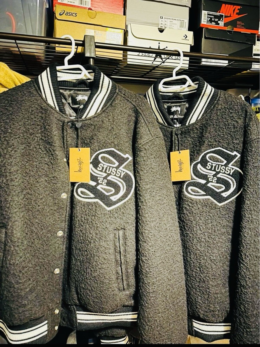 Stussy Casentino Wool Varsity Jacket Men's Size Medium | eBay