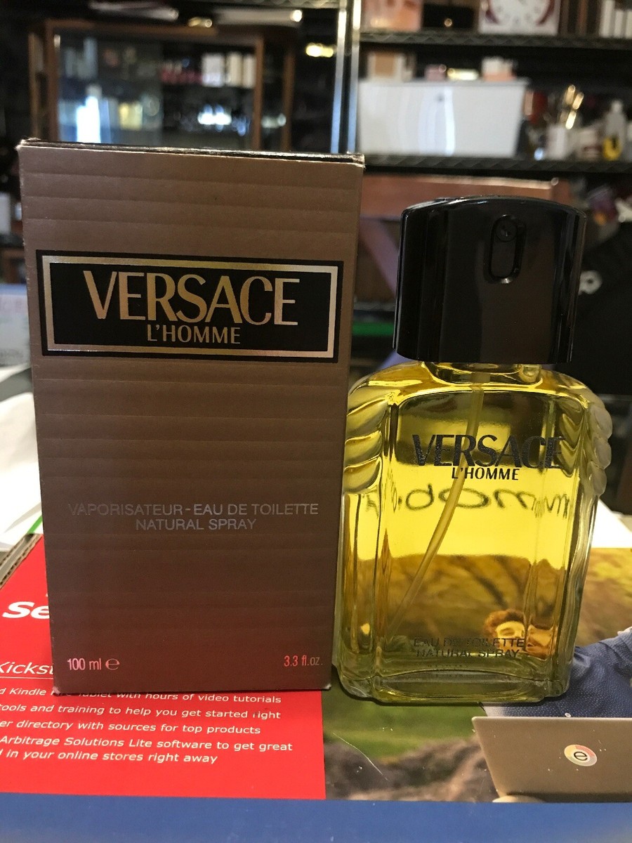Versace L'HOMME 100 ML EDT Spray. New & Vintage | eBay