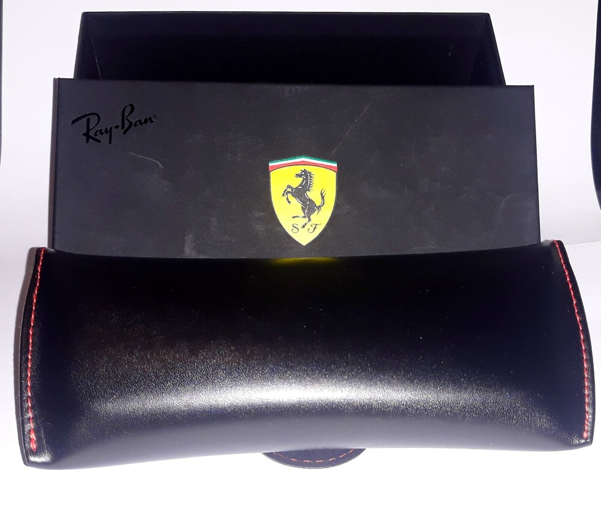Ray-Ban Ferrari Original Case For Sunglasses In Box New With