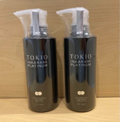 TOKIO Inkarami Platinum Shampoo &Treatment Set 400g Hair Care NEW
