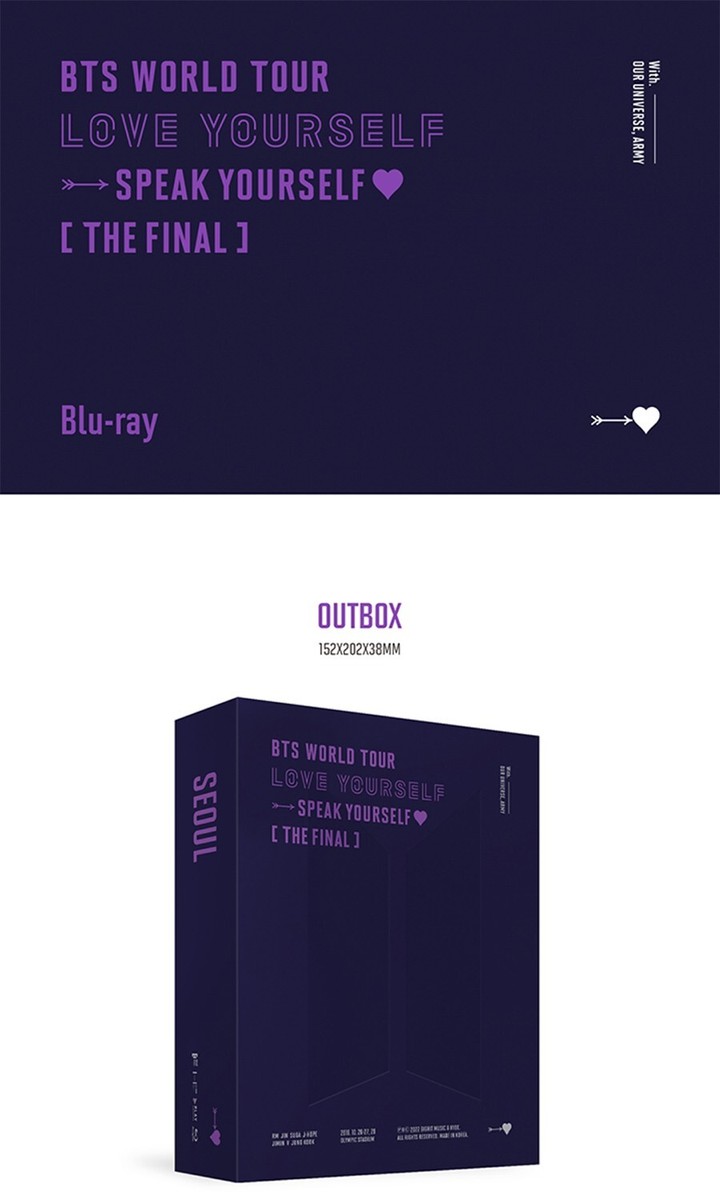 BTS WORLD TOUR 'LOVE YOURSELF:SPEAK YOURSELF' [THE FINAL] BLU-RAY+