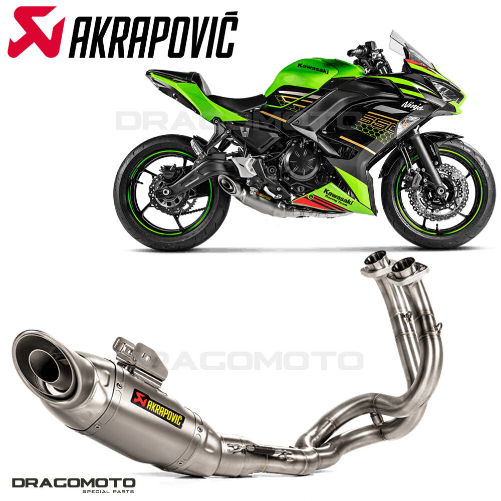 KAWASAKI Z 650 / NINJA 2021-2024 Full exhaust AKRAPOVIC RC S-K6R13
