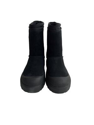 UGG ALL GENDER CLASSIC SHORT WEATHER HYBRID BLACK BLACK US MEN 8