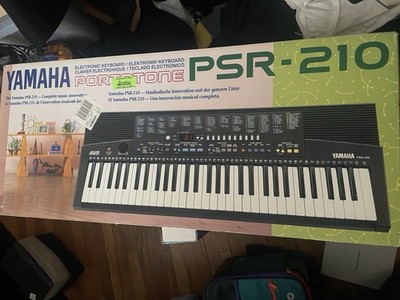 Yamaha Vintage Electronic PSR-210 Keyboard Portable AWM 49 Keys