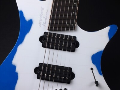 strandberg Master Artist Series #9 Boden J7 White over Cobalt Blue