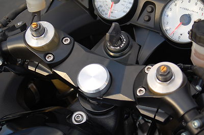 Kawasaki Ninja ZX14 ZX-14 ZX10R ZX-10R Chrome Stem Yoke Tree Plug