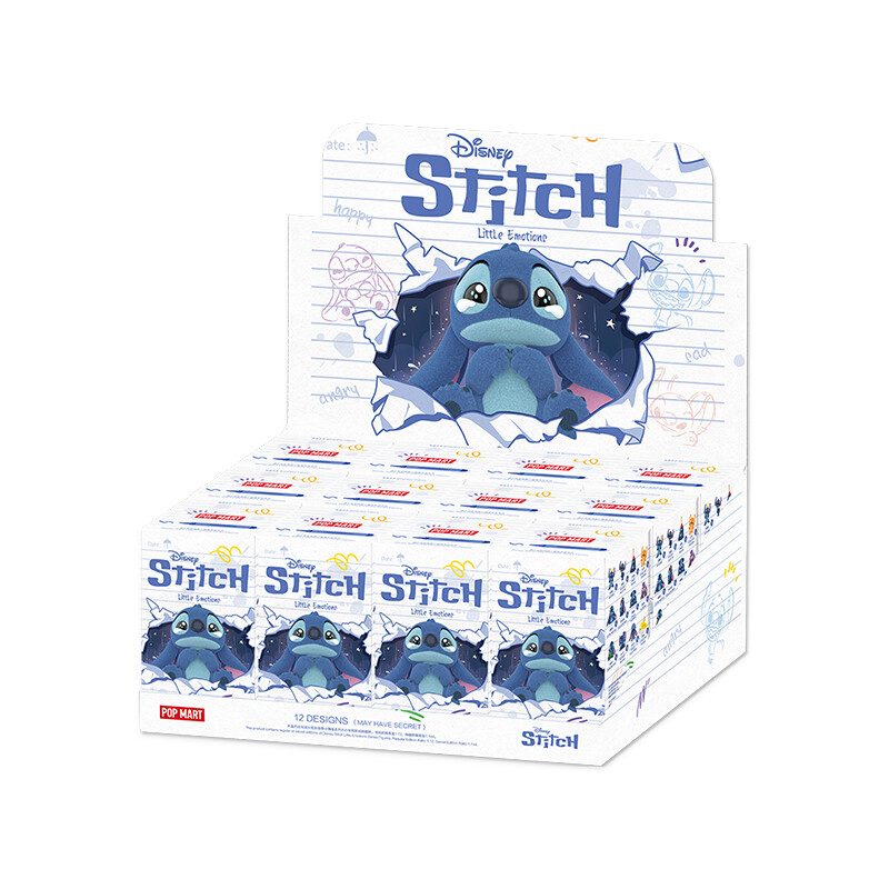 Disney Stitch Little Emotions Series Blind Box Figure Set Of 12pcs