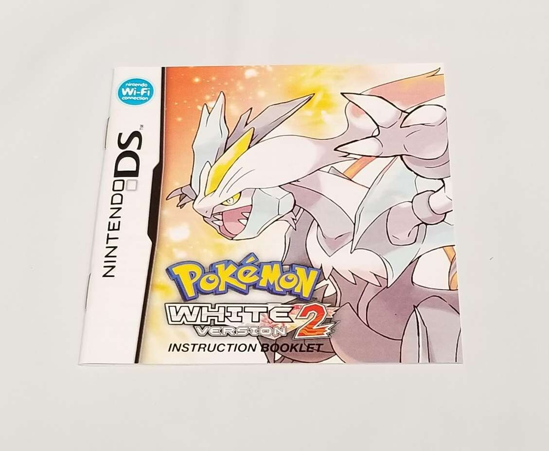 Pokemon White Version 2 Instruction Manual Booklet ONLY!! (DS) *US