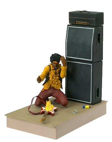 Jimi Hendrix 8 Inch Classic Action Figure Toy MUSIC ICONS Mego