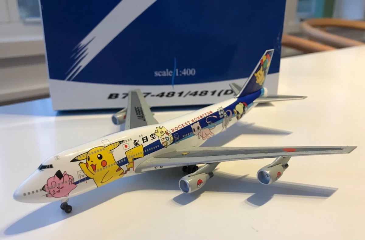 Jet Air/Dragon Wings ANA “POKEMON” Boeing 747-481(D) 1:400 diecast