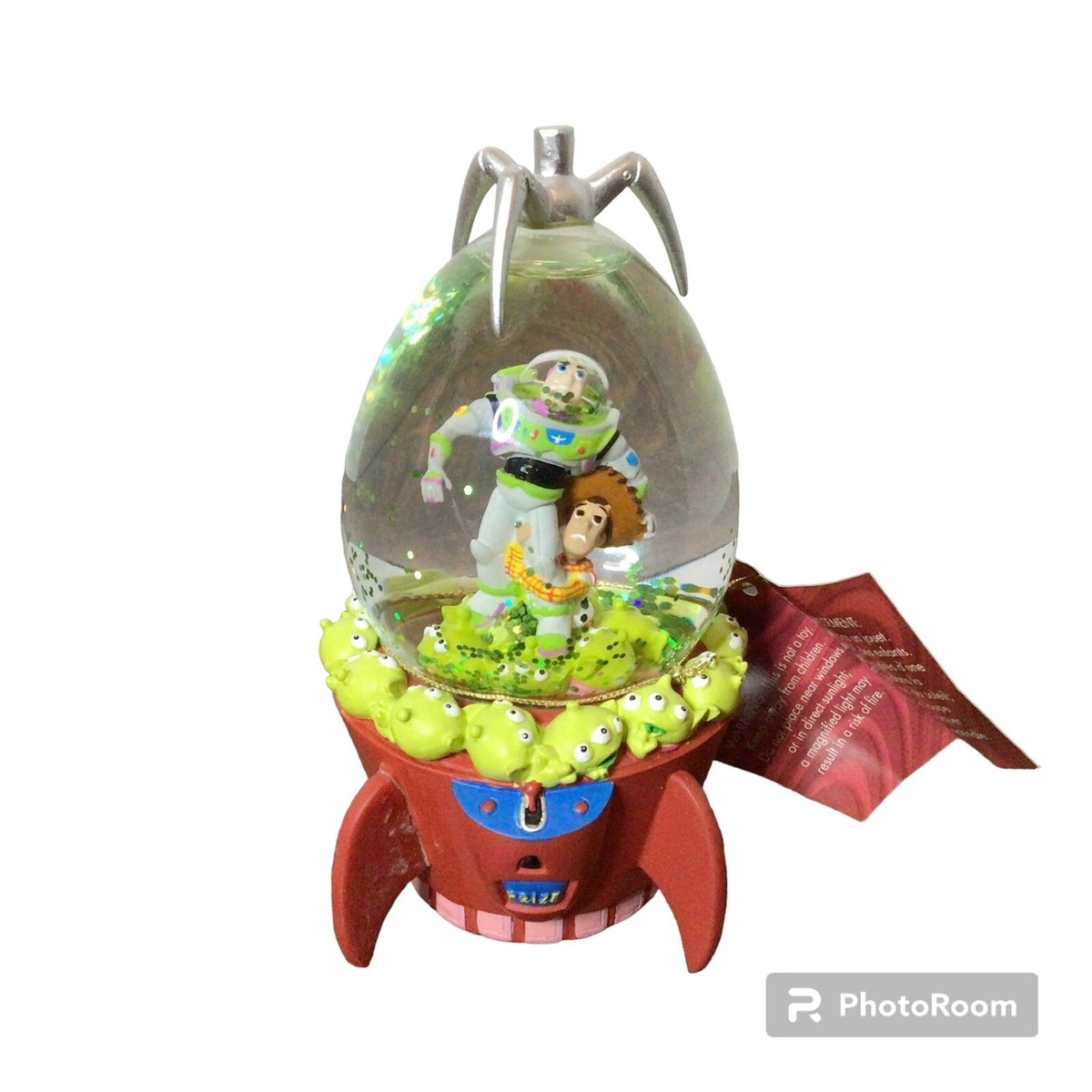 Toy Story Snowglobe Pizza Planet Rocket Claw Machine Buzz Woody