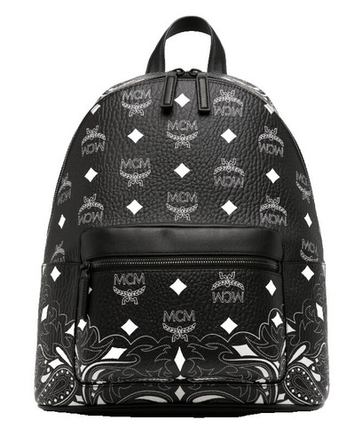 MCM Coated Canvas Rainbow Spectrum Visetos Flat Crossbody Purse