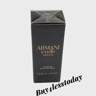 Armani Code ABSOLU by Giorgio Armani 0.5 oz/15 ml Parfum Pour