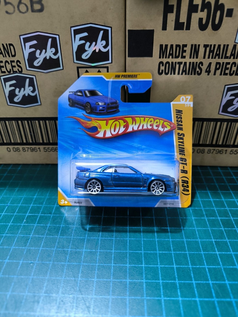 ホットウィール RLC 日産 スカイライン GT-R R34 Blue 青ルース Hot
