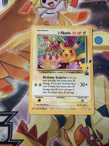 25th Anniversary Birthday Pikachu | eBay