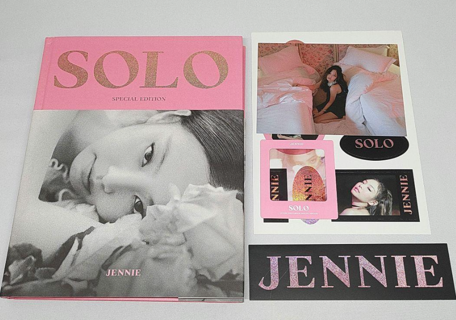 BLACKPINK JENNIE SOLO Official Photobook with Stickers Used VGC | eBay
