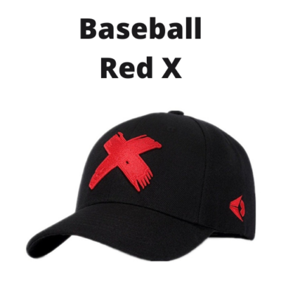 Baseball Cap X Logo Snapback Adjustable Youth Fashion Black Hat