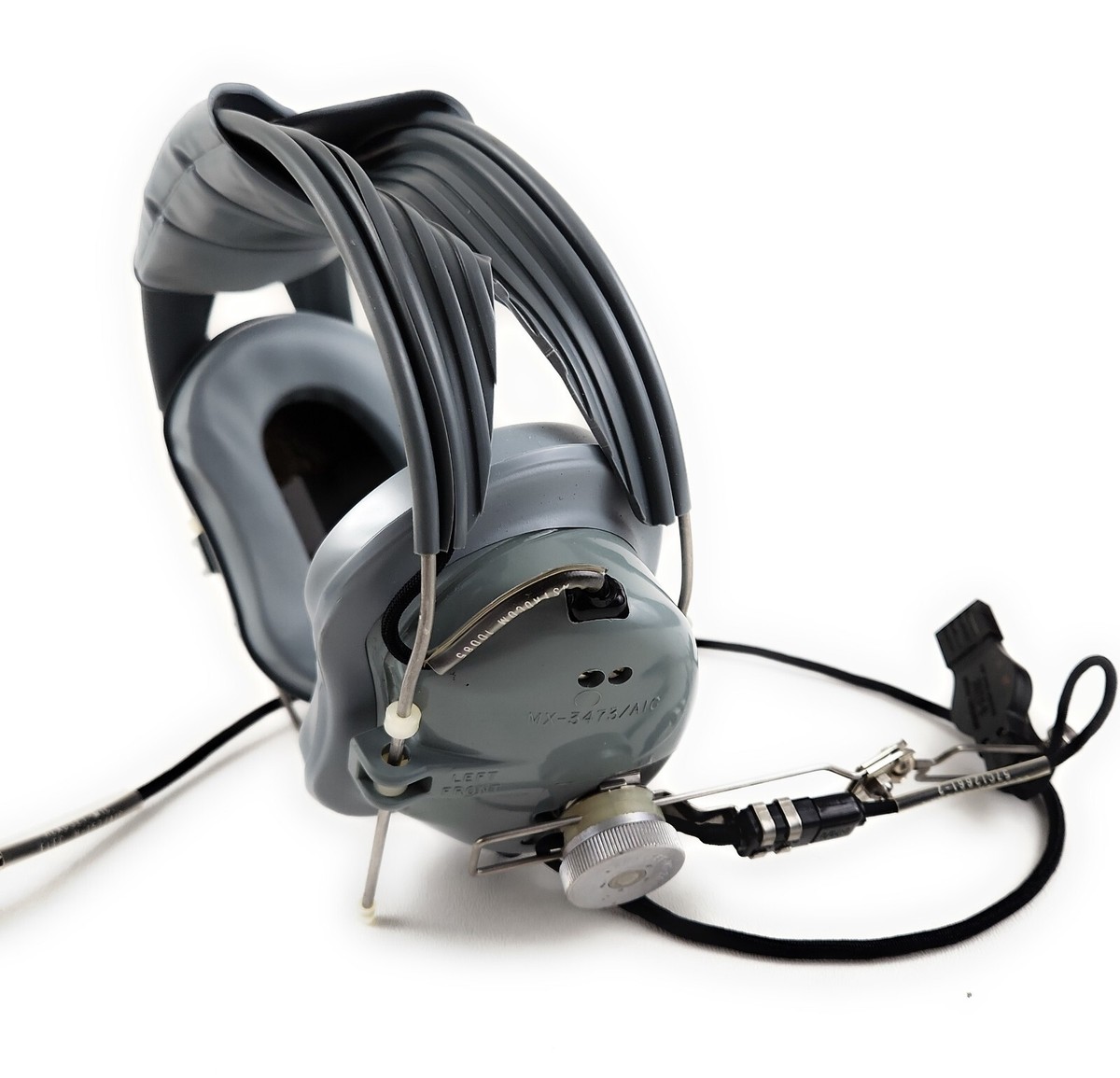 Vintage WWII Era Air Force Navy Pilot Crew Headset Headphone MX