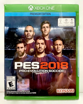 NEW PES Pro Evolution Soccer 2018 Premium Edition Microsoft Xbox
