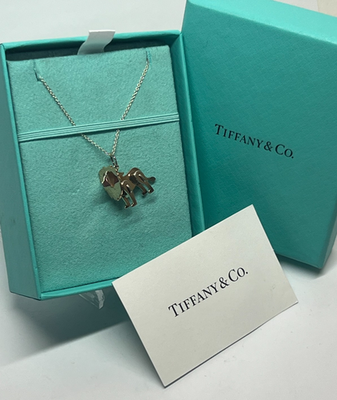 Tiffany & Co. Sterling & 18k Save the Wild Lion Pendant Necklace
