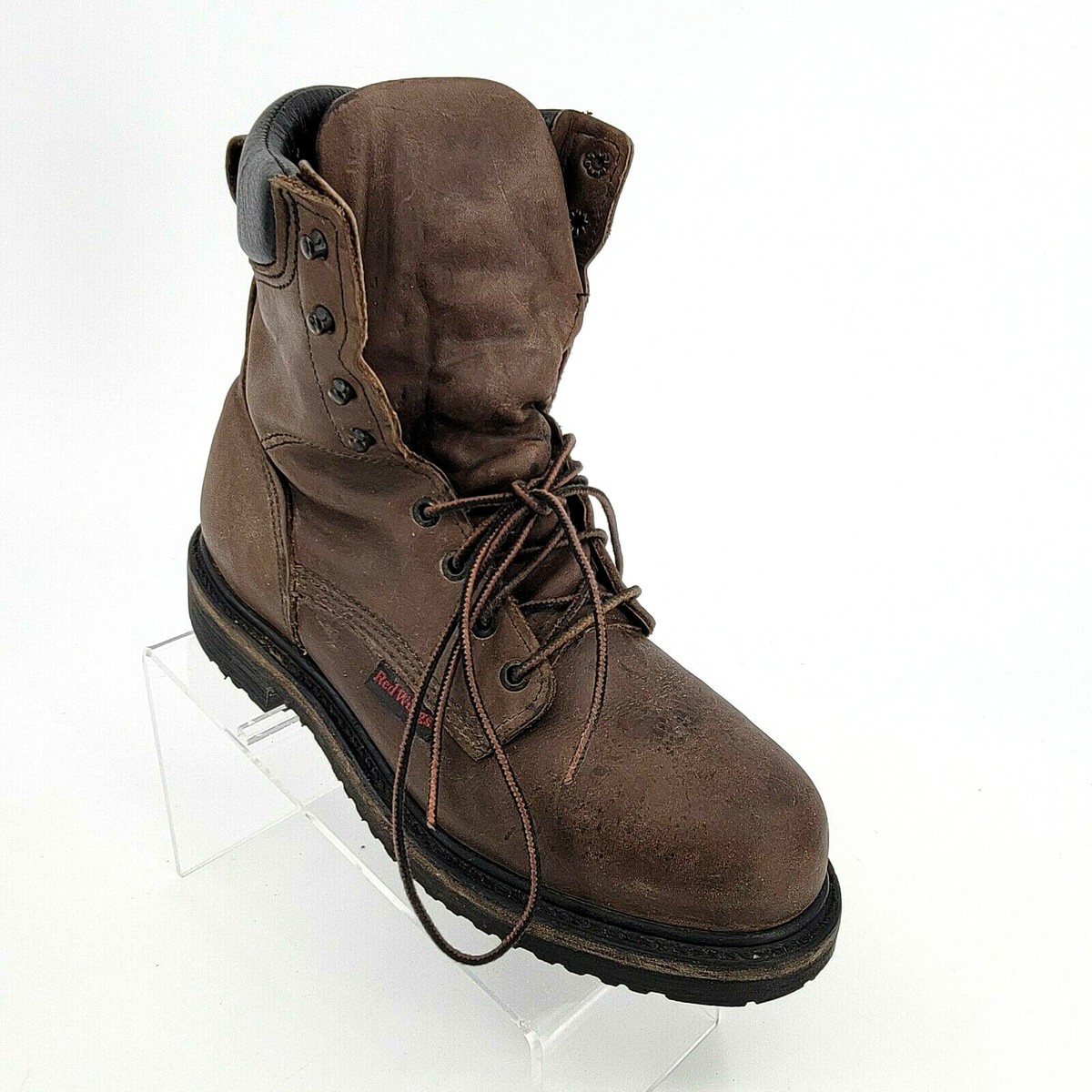 Mens Red Wing ANSI Z41 PT99 MI/75 C/75 EH Brown Leather Steel Toe