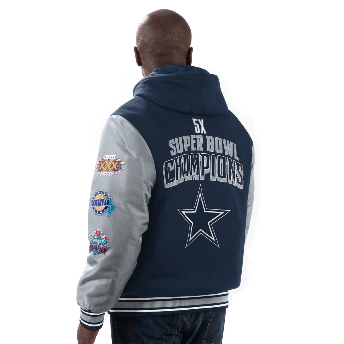 Dallas Cowboys 5 Time Super Bowl Champions Player Options Varsity