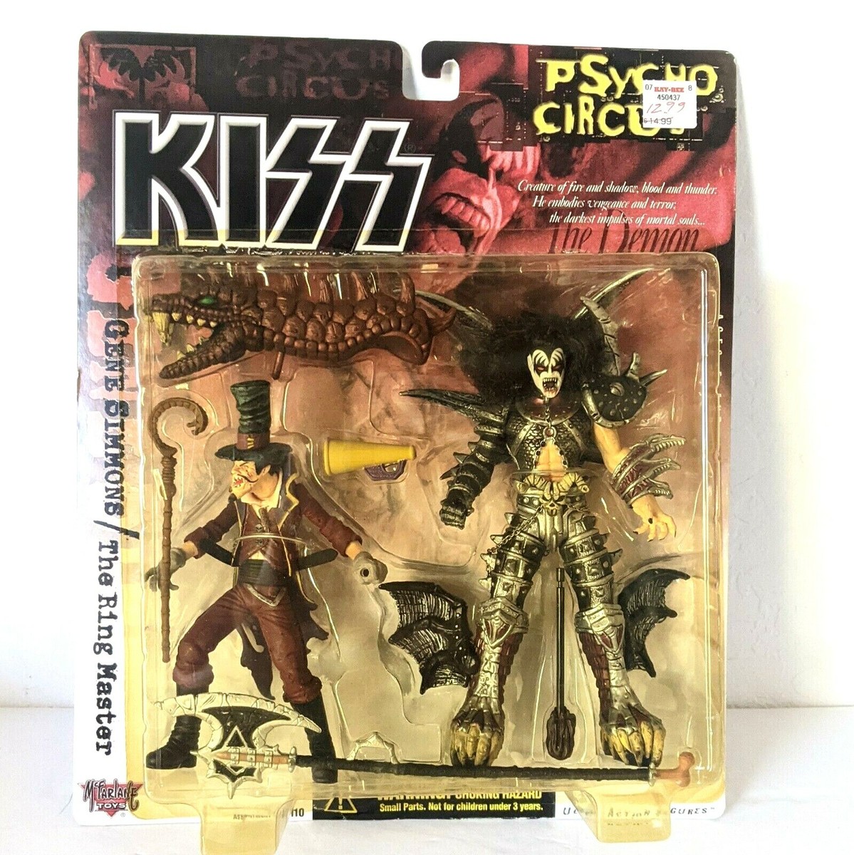 McFarlane Toys Kiss Gene Simmons The Ringmaster Psycho Circus
