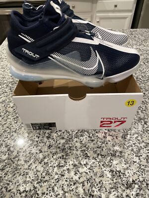 Nike Force Zoom Trout 7 Metal Spikes Photo Blue 13 Baseball | eBay