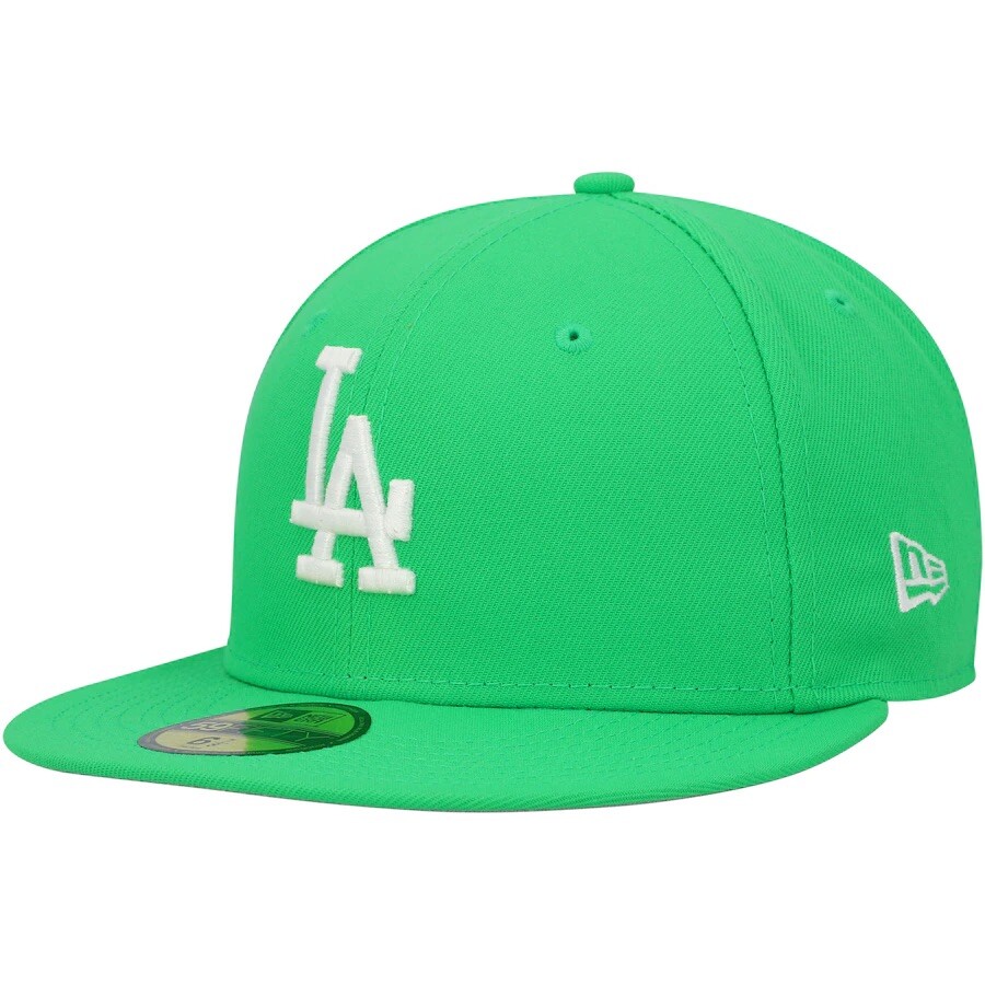 Los Angeles Dodgers MLB 59FIFTY New Era Fitted Green Hat Cap Size