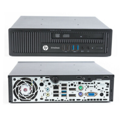HP EliteDesk 800 G1 USDT i5 Quad-Core 16GB RAM 240GB SSD W/Adapter