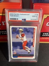2000 Pacific Paramount Tom Brady #138 for sale | eBay