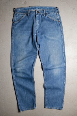 Wrangler 1950's Vintage 11MWZ Blue Bell Jeans Talon Zipper Blue