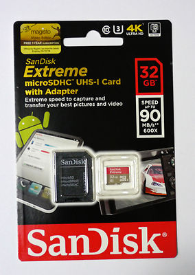 Sandisk 32G Micro Extreme 3 Axis 4K HD SD card for DJI Osmo Pocket