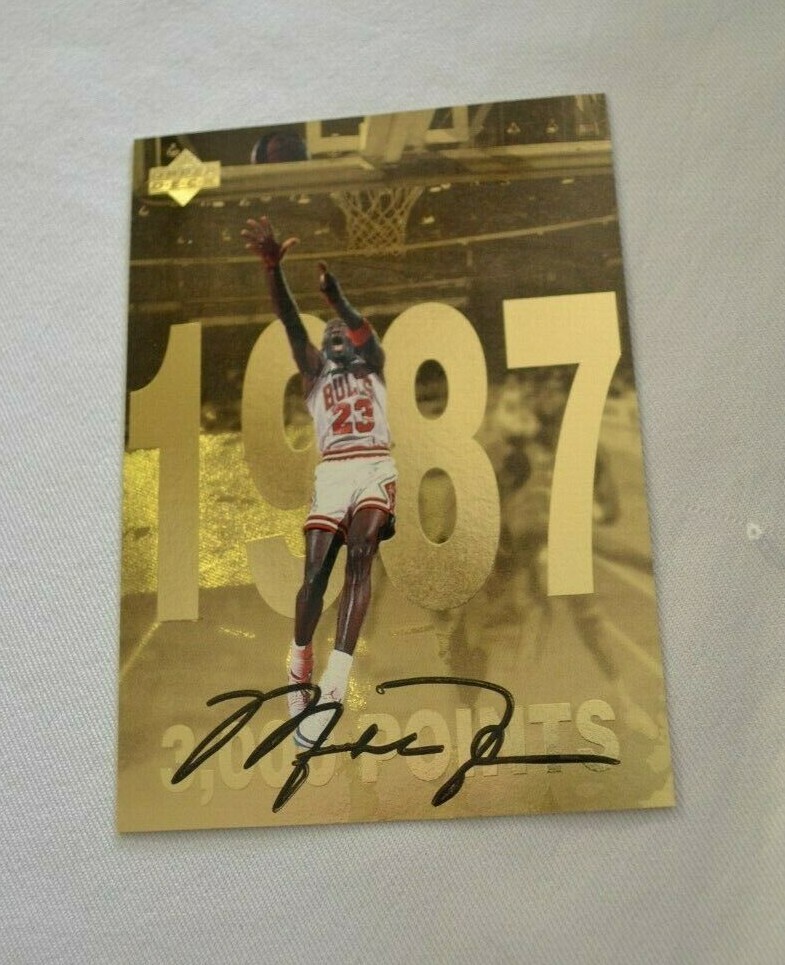 1998 UPPER DECK GATORADE COLLECTION - 1987 MICHAEL JORDAN CHICAGO