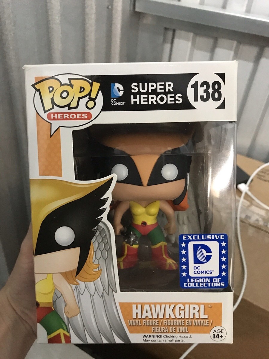 Funko POP! Hawkgirl #138 DC Legion of Collectors Exclusive Justice