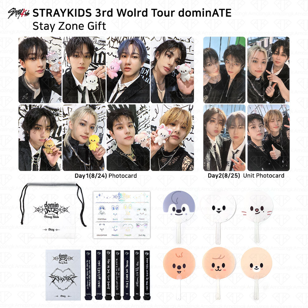 Stray Kids 3rd World Tour dominATE Stay Zone Day1 2 Gift Benefit