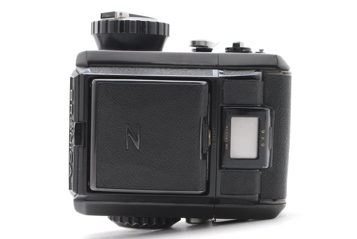 Near Mint】Zenza Bronica S2 Camera 6x6 Black w/Nikkor-P 75mm F2.8