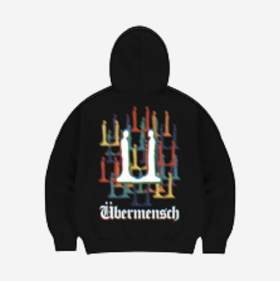 G-DRAGON Ubermensch Hoodie Zip-Up Black | eBay