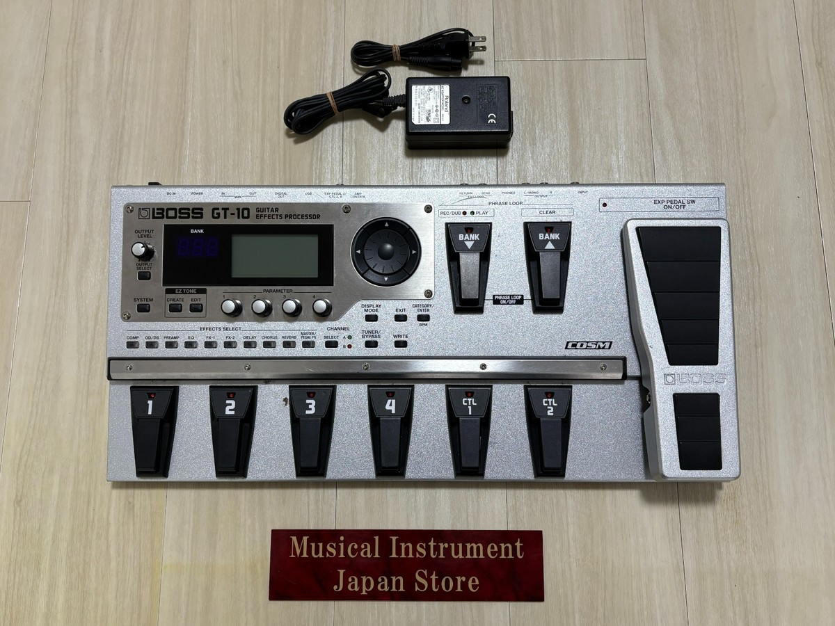 Boss GT-10 Multi Guitar Effects Processor Effect Pedal with Power