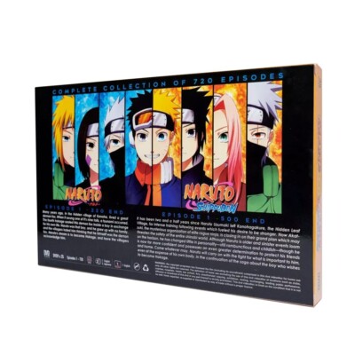 Anime DVD Naruto Shippuden Complete Boxset DVD 1-720 Episodes