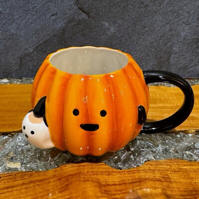 Target 2024 Hyde & Eek Halloween Stoneware Figural Pumpkin Mug