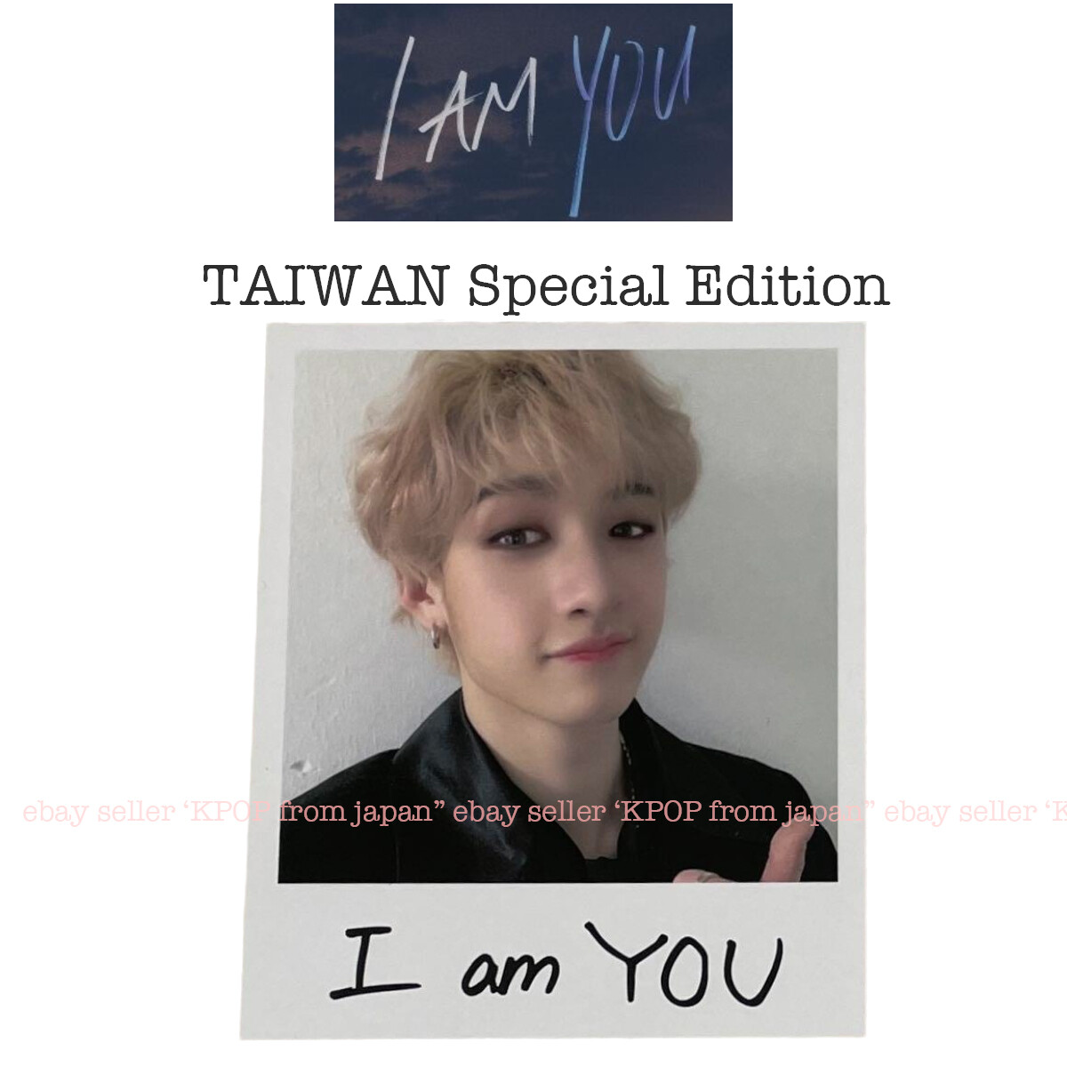Stray kids I am YOU Taiwan Edition Polaroid Photocard Hyunjin