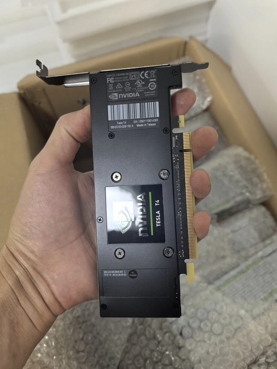 NVIDIA Tesla T4 16GB Turing GPU GDDR6 Accelerator Card CUDA