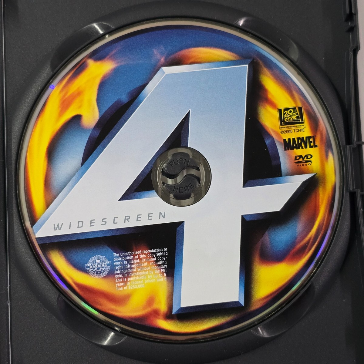 Fantastic 4 Four (DVD, 2005, Widescreen) Jessica Alba, Chris Evans
