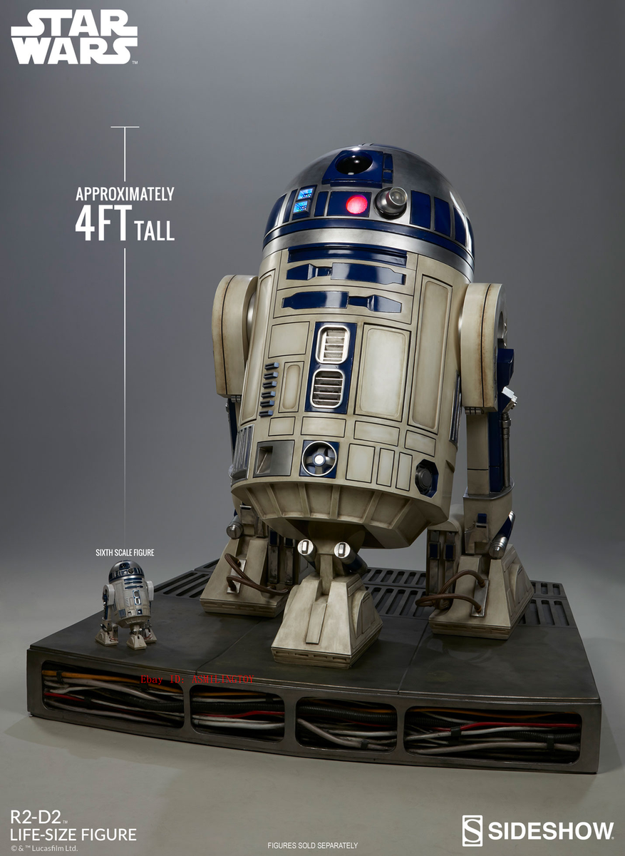Sideshow 400277 R2-D2 1/1 Life-Size Star Wars Figure Statue New