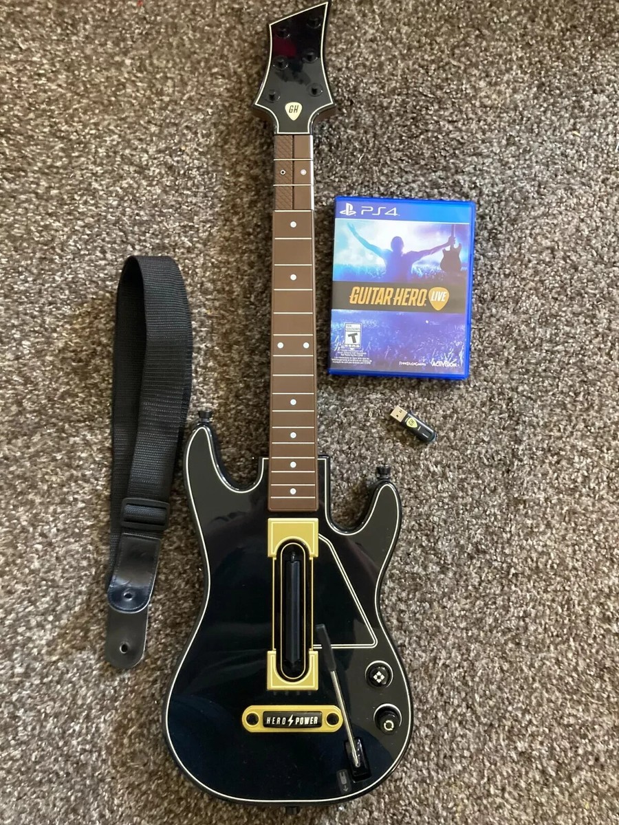 PS4 Guitar Hero Live Bundle Sony Playstation 4 Game Guitars Strap