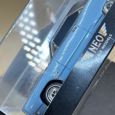 NEO 1/43 Plymouth Sport Fury 2 door Hardtop Light Blue 1968 Resin
