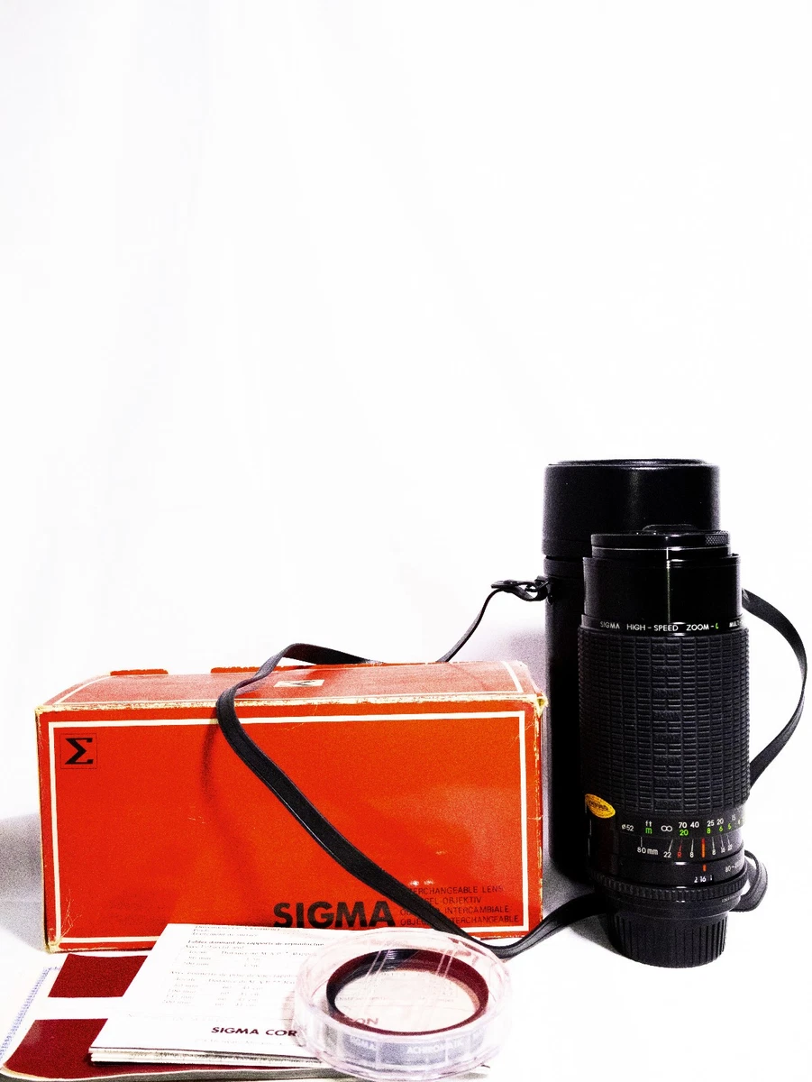 Sigma f/3.5 Camera Lenses 80-200mm Focal for sale | eBay