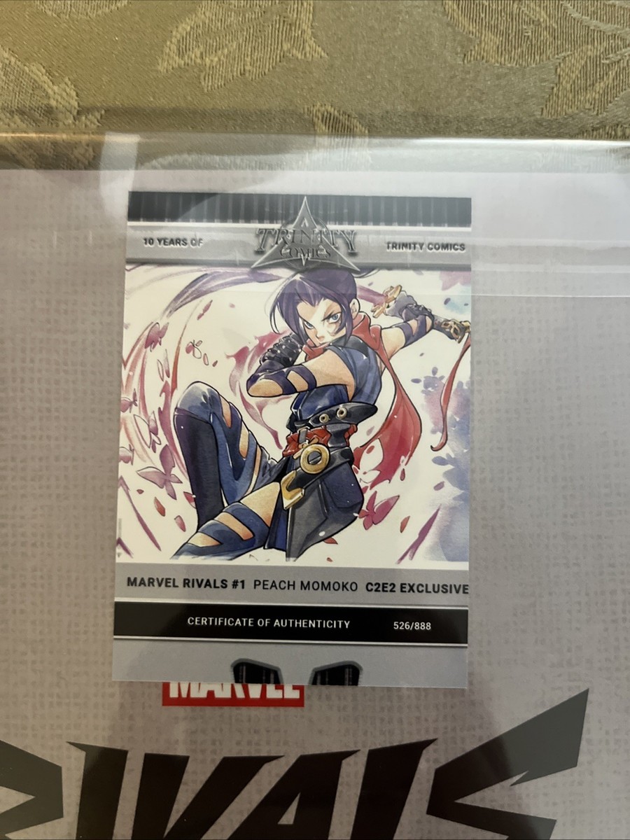 Marvel Rivals #1 Peach Momoko Virgin C2E2 Trinity comics Exclusive