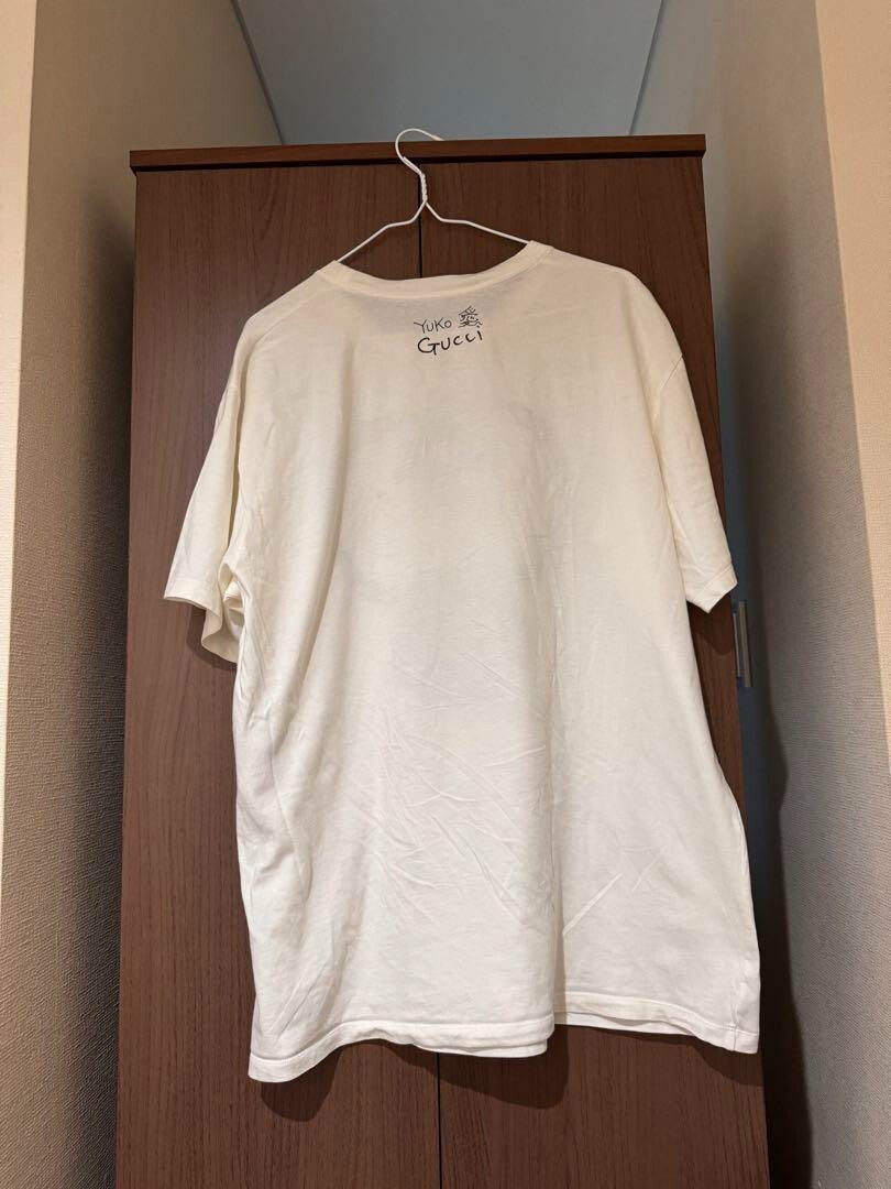 Gucci 548334 T Shirt Yuko Higuci Animal Print White Size L Used